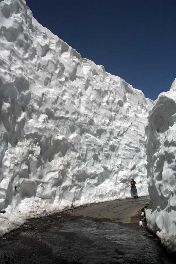 image of very deep snow